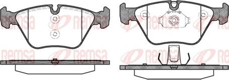 Remsa 0963.00 - Set placute frana,frana disc www.parts5.com