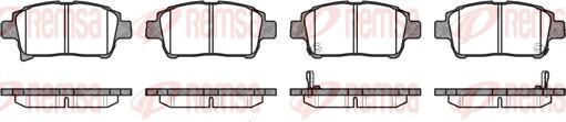 Remsa 0971.02 - Set placute frana,frana disc www.parts5.com