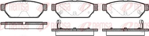 Remsa 0440.02 - Set placute frana,frana disc www.parts5.com