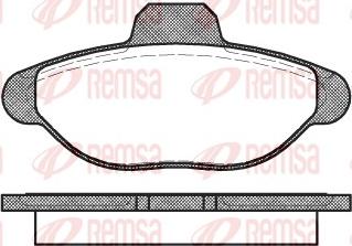 Remsa 0414.00 - Set placute frana,frana disc www.parts5.com