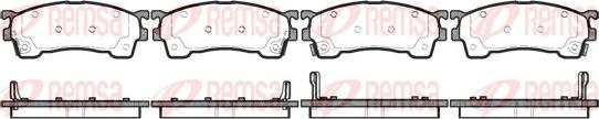 Remsa 0415.04 - Set placute frana,frana disc www.parts5.com