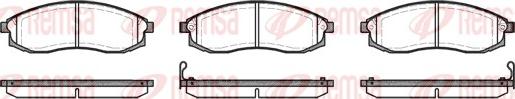 Remsa 0598.02 - Brake Pad Set, disc brake www.parts5.com