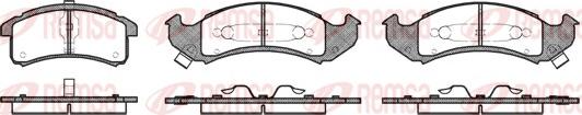 Remsa 0537.02 - Komplet kočnih obloga, disk kočnica www.parts5.com