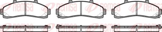 Remsa 0571.02 - Brake Pad Set, disc brake www.parts5.com