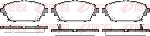 Remsa 0694.02 - Brake Pad Set, disc brake www.parts5.com