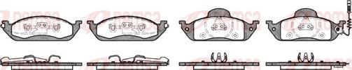 Remsa 0697.01 - Brake Pad Set, disc brake www.parts5.com