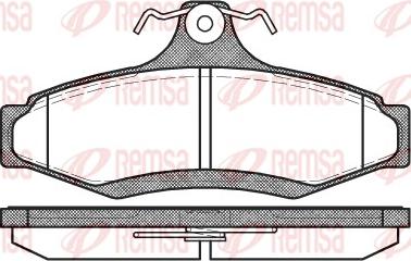 Remsa 0646.10 - Set placute frana,frana disc www.parts5.com