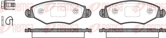 Remsa 0643.20 - Brake Pad Set, disc brake www.parts5.com