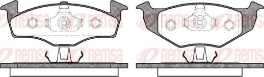 Remsa 0609.20 - Brake Pad Set, disc brake www.parts5.com