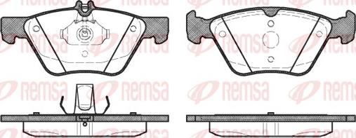 Remsa 0601.20 - Fékbetétkészlet, tárcsafék www.parts5.com