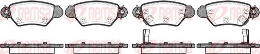 Remsa 0685.02 - Komplet kočnih obloga, disk kočnica www.parts5.com