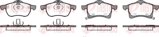 Remsa 0683.02 - Set placute frana,frana disc www.parts5.com