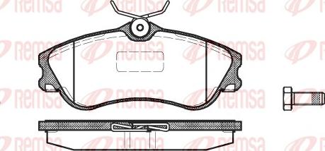 Remsa 0634.00 - Set placute frana,frana disc www.parts5.com