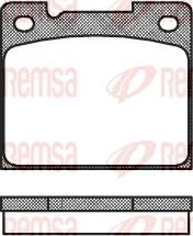 Remsa 0039.30 - Set placute frana,frana disc www.parts5.com