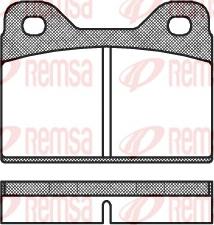 Remsa 0073.00 - Set placute frana,frana disc www.parts5.com