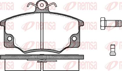 Remsa 0146.44 - Sada brzdových destiček, kotoučová brzda www.parts5.com