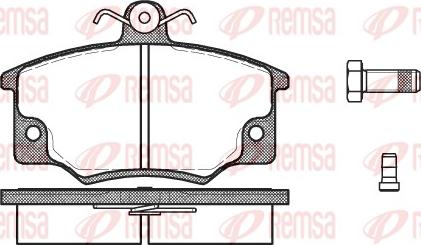 Remsa 0146.04 - Set placute frana,frana disc www.parts5.com