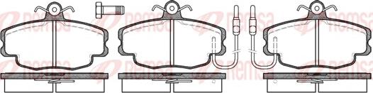 Remsa 0141.02 - Kit de plaquettes de frein, frein à disque www.parts5.com