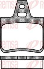 Remsa 0102.10 - Brake Pad Set, disc brake www.parts5.com