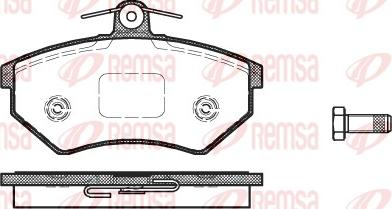 Remsa 0134.50 - Jarrupala, levyjarru www.parts5.com