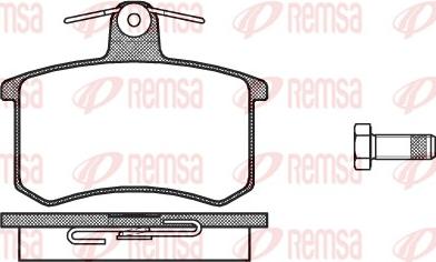 Remsa 0135.10 - Set placute frana,frana disc www.parts5.com