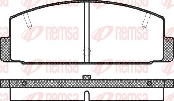 Remsa 0179.10 - Juego de pastillas de freno www.parts5.com