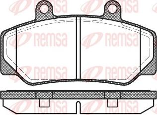 Remsa 0176.20 - Set placute frana,frana disc www.parts5.com