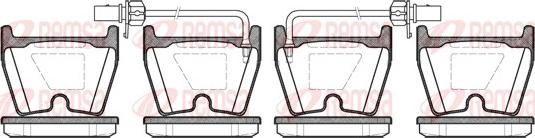 Remsa 0896.02 - Set placute frana,frana disc www.parts5.com