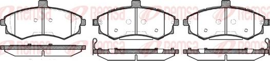 Remsa 0893.02 - Set placute frana,frana disc www.parts5.com