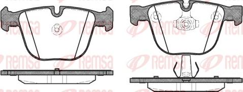 Remsa 0892.00 - Set placute frana,frana disc www.parts5.com