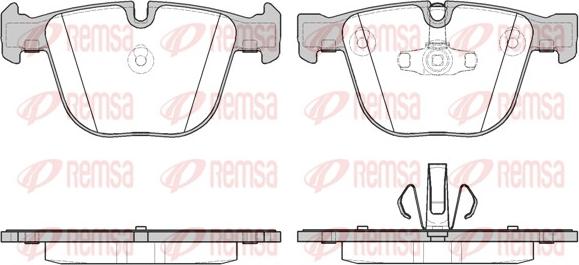 Remsa 0892.20 - Set placute frana,frana disc www.parts5.com