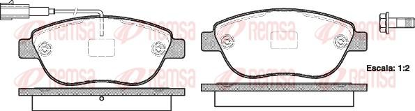 Remsa 0859.11 - Brake Pad Set, disc brake www.parts5.com