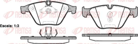 Remsa 0857.20 - Set placute frana,frana disc www.parts5.com