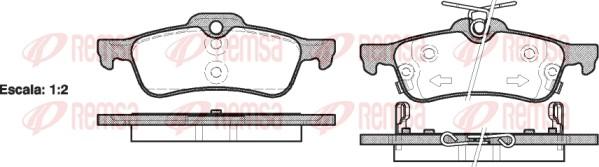 Remsa 0862.02 - Brake Pad Set, disc brake www.parts5.com