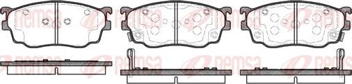 Remsa 0800.02 - Set placute frana,frana disc www.parts5.com