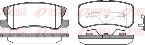 Remsa 0803.02 - Fren balata seti, diskli fren www.parts5.com