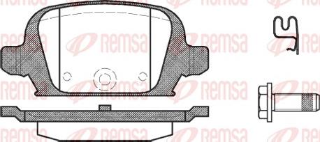 Remsa 0835.02 - Brake Pad Set, disc brake www.parts5.com