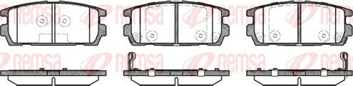 Remsa 0877.02 - Set placute frana,frana disc www.parts5.com