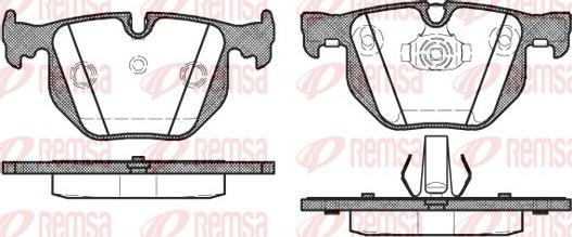 Remsa 0381.40 - Juego de pastillas de freno www.parts5.com