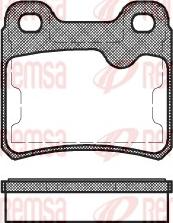 Remsa 0282.10 - Set placute frana,frana disc www.parts5.com