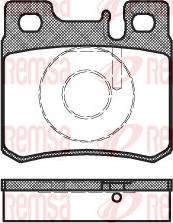 Remsa 0282.20 - Set placute frana,frana disc www.parts5.com