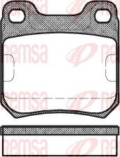 Remsa 0239.00 - Brake Pad Set, disc brake www.parts5.com