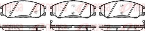 Remsa 0771.02 - Brake Pad Set, disc brake www.parts5.com