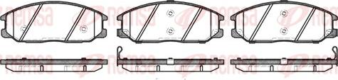 Remsa 0771.12 - Brake Pad Set, disc brake www.parts5.com