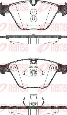 Remsa 1496.00 - Set placute frana,frana disc www.parts5.com