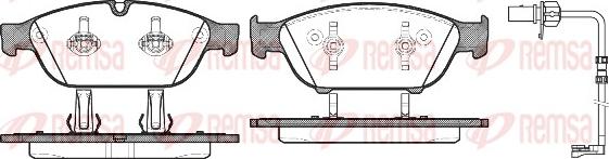 Remsa 1441.12 - Brake Pad Set, disc brake parts5.com