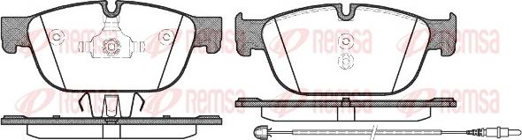 Remsa 1451.01 - Brake Pad Set, disc brake www.parts5.com