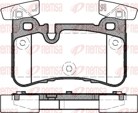 Remsa 1429.00 - Fren balata seti, diskli fren www.parts5.com