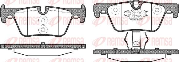 Remsa 1476.00 - Brake Pad Set, disc brake www.parts5.com