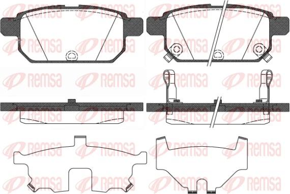 Remsa 1471.02 - Set placute frana,frana disc www.parts5.com